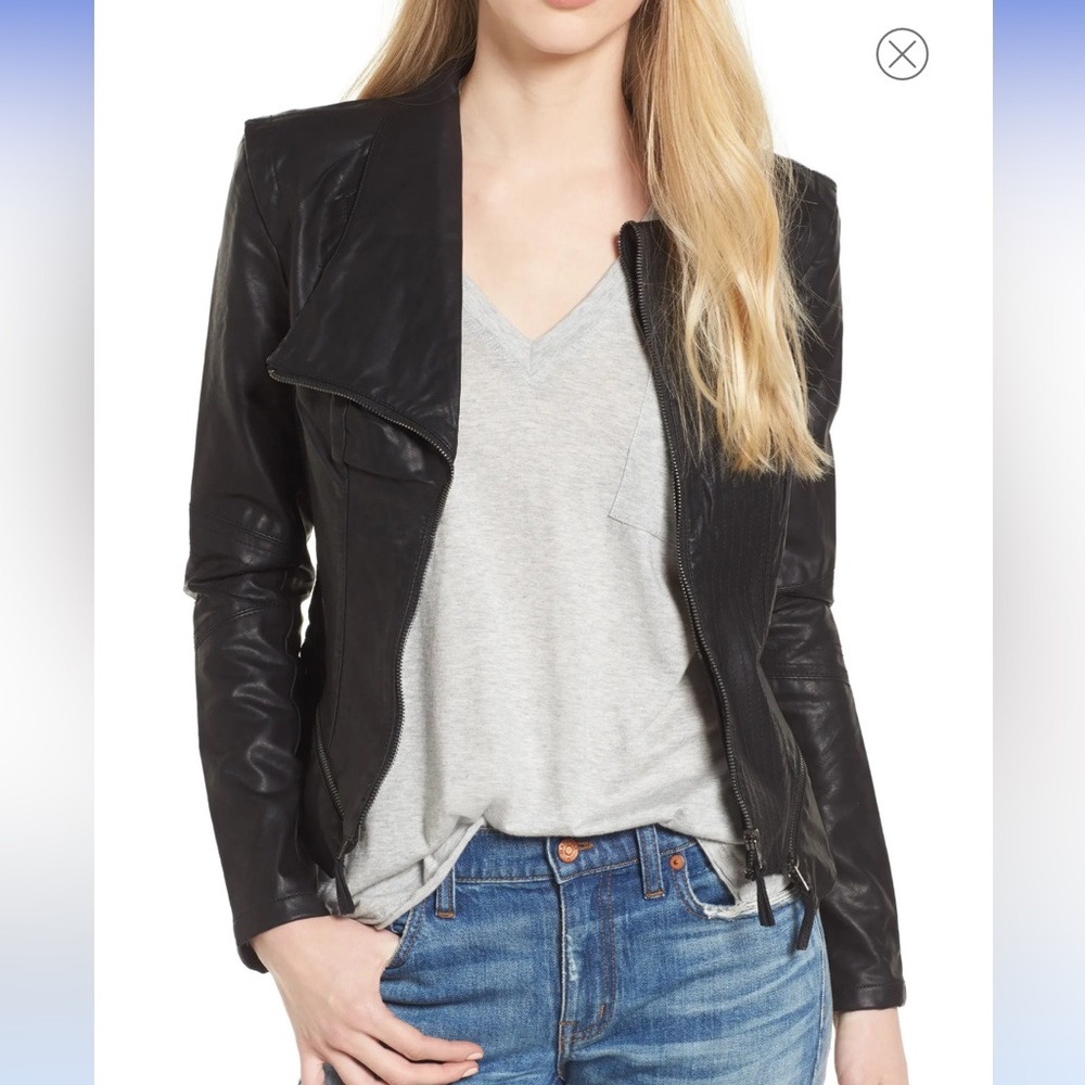 Blank NYC faux leather jacket size small